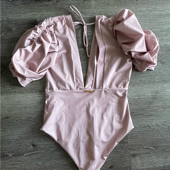 Prada Lilac Dress with Gold Detail - Picture 4 of 8